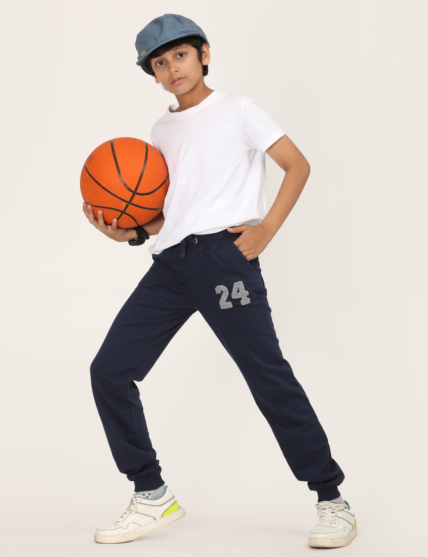 Zion Boys Cotton Camoflague Printed Ankle Length Jogger - Black