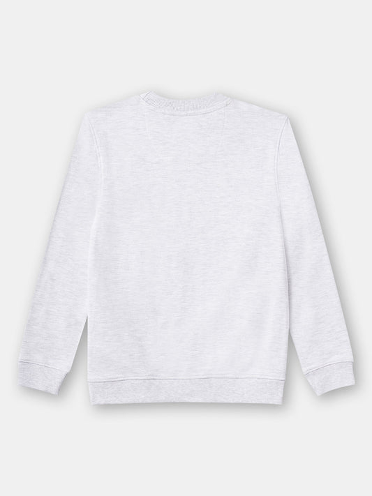 Zion Boys Sweatshirt with Cute Penguin in Terry Embroidery