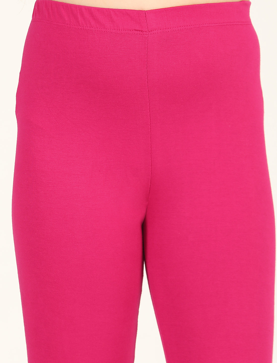 Zion girls 4 way Stretachable Cotton Lycra Ankle Length Leggings - Fuchsia