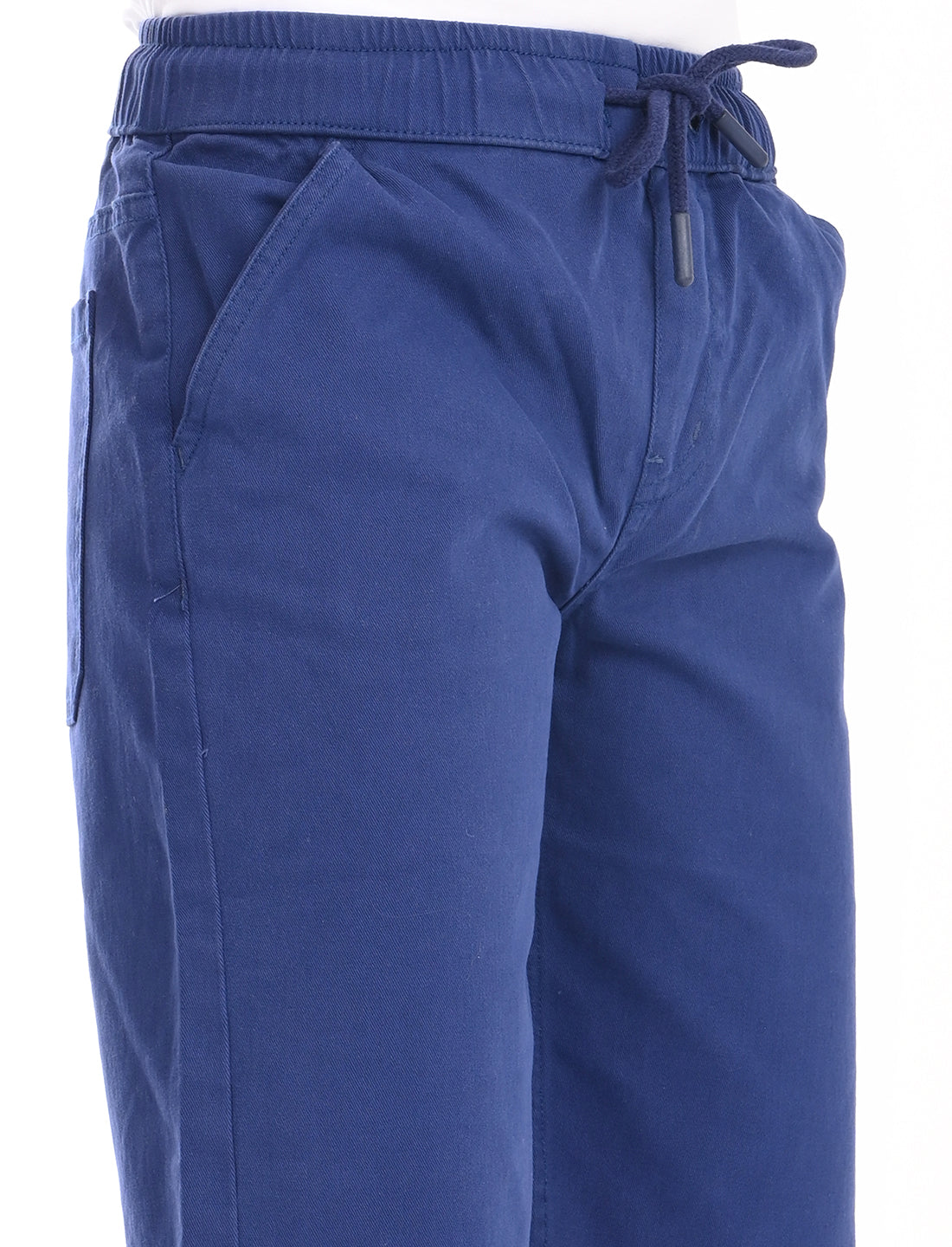 Zion Boys Cotton Bermuda Shorts Kneed Length - Blue