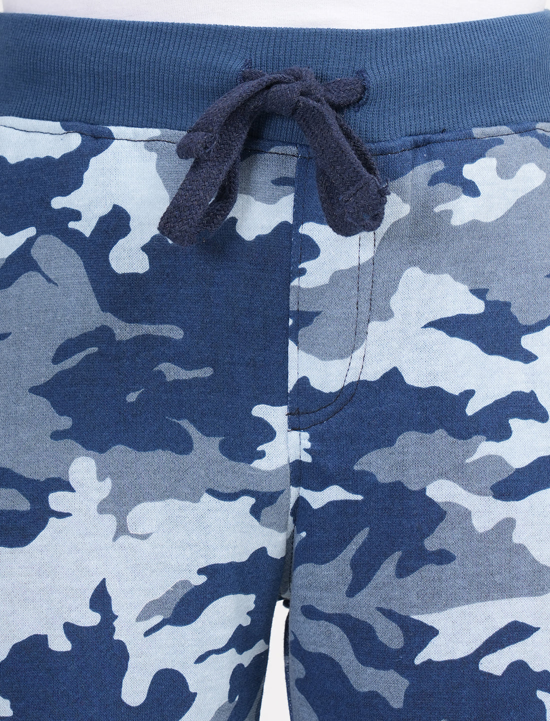 Zion Boys Camo Print Track Pants-Lt Blue