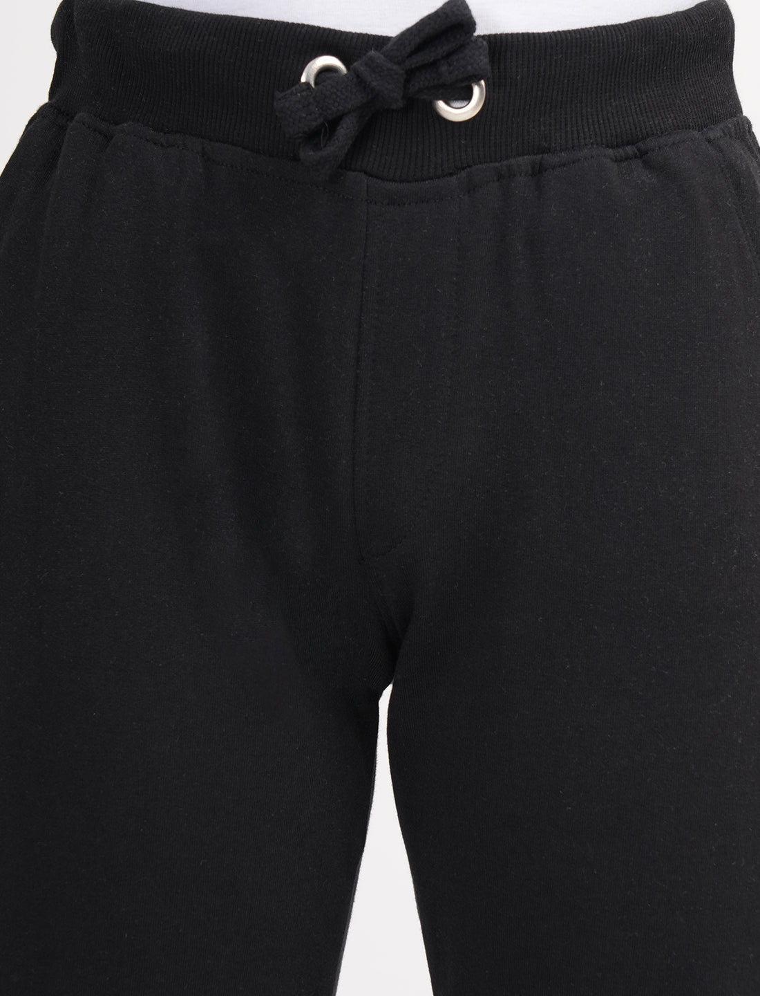 Zion Boys Solid Track Pants-Black