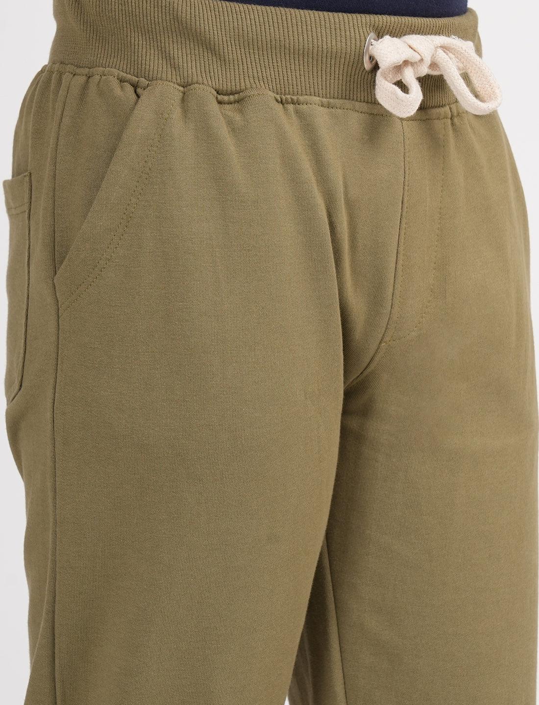 Zion Boys Solid Track Pants-Green