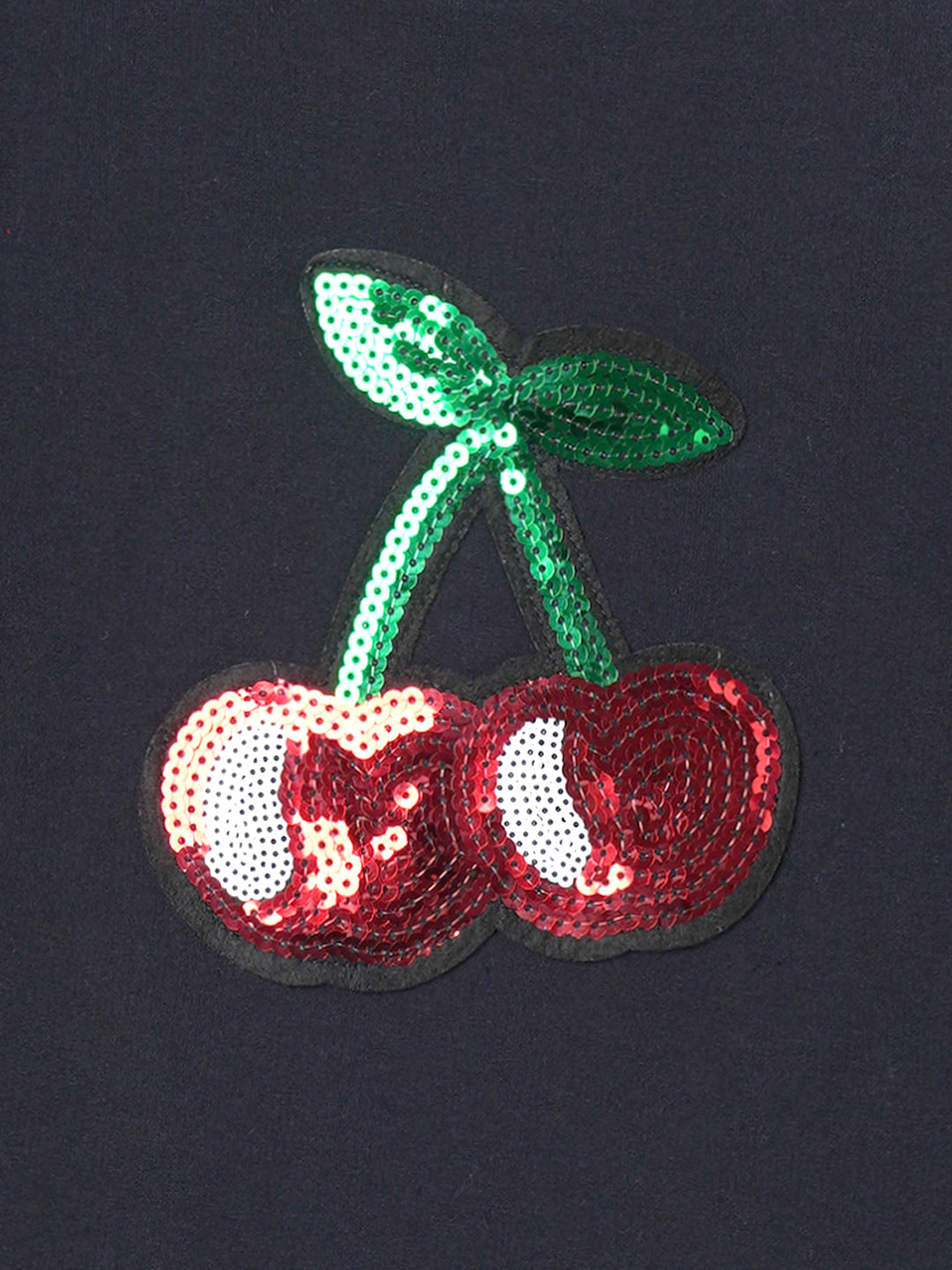 Zion Girls Cherry Sequinned Sweatshirt