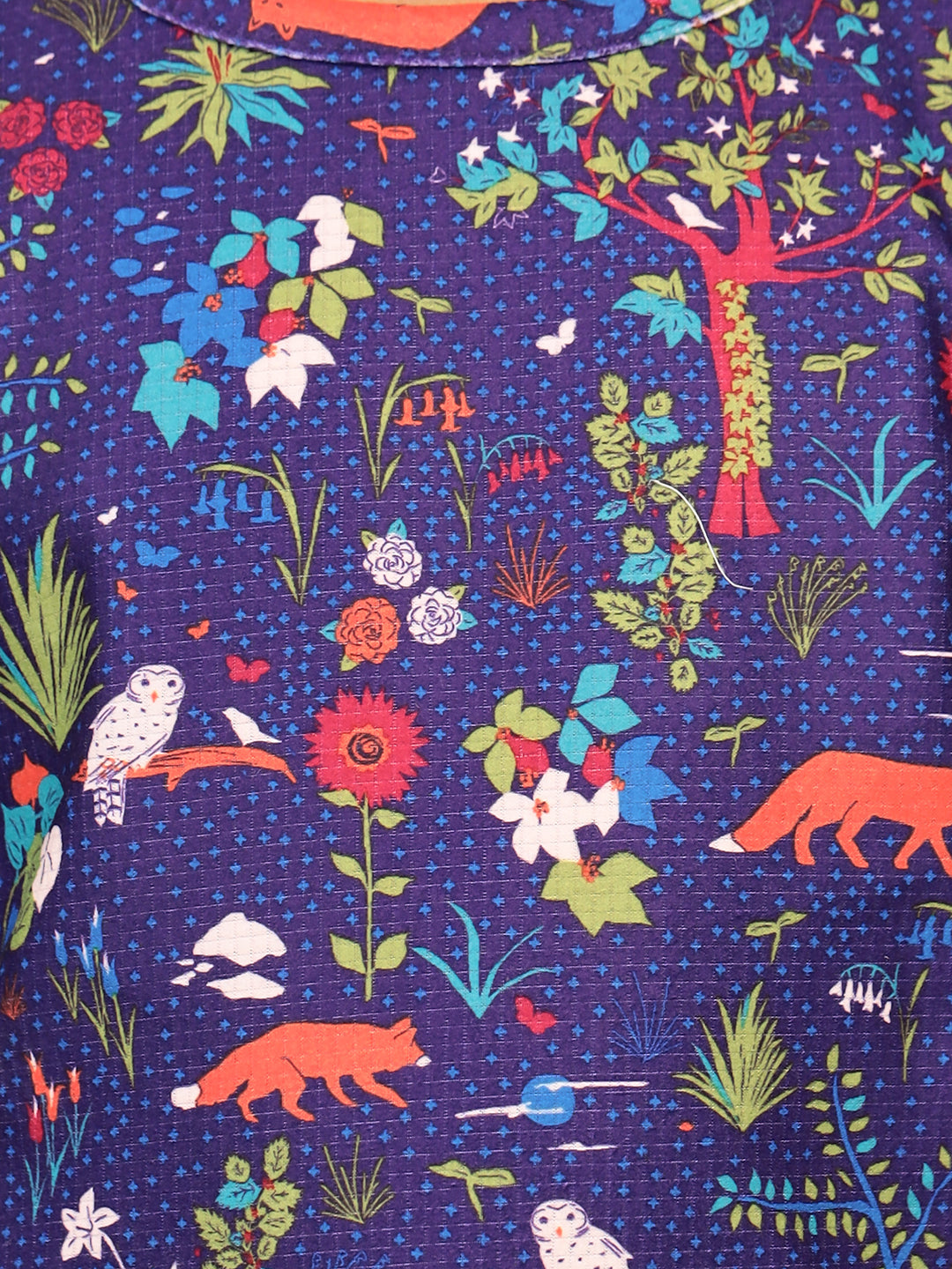 Zion Girls All Over Printed A line Casual Dress - Purple