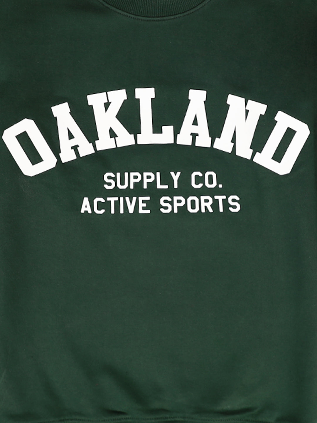 Zion Boys Athletic Sweatshirt with High Density Print Highlights-Green