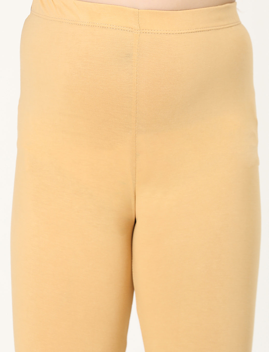 Zion girls 4 way Stretachable Cotton Lycra Ankle Length Leggings - Nude