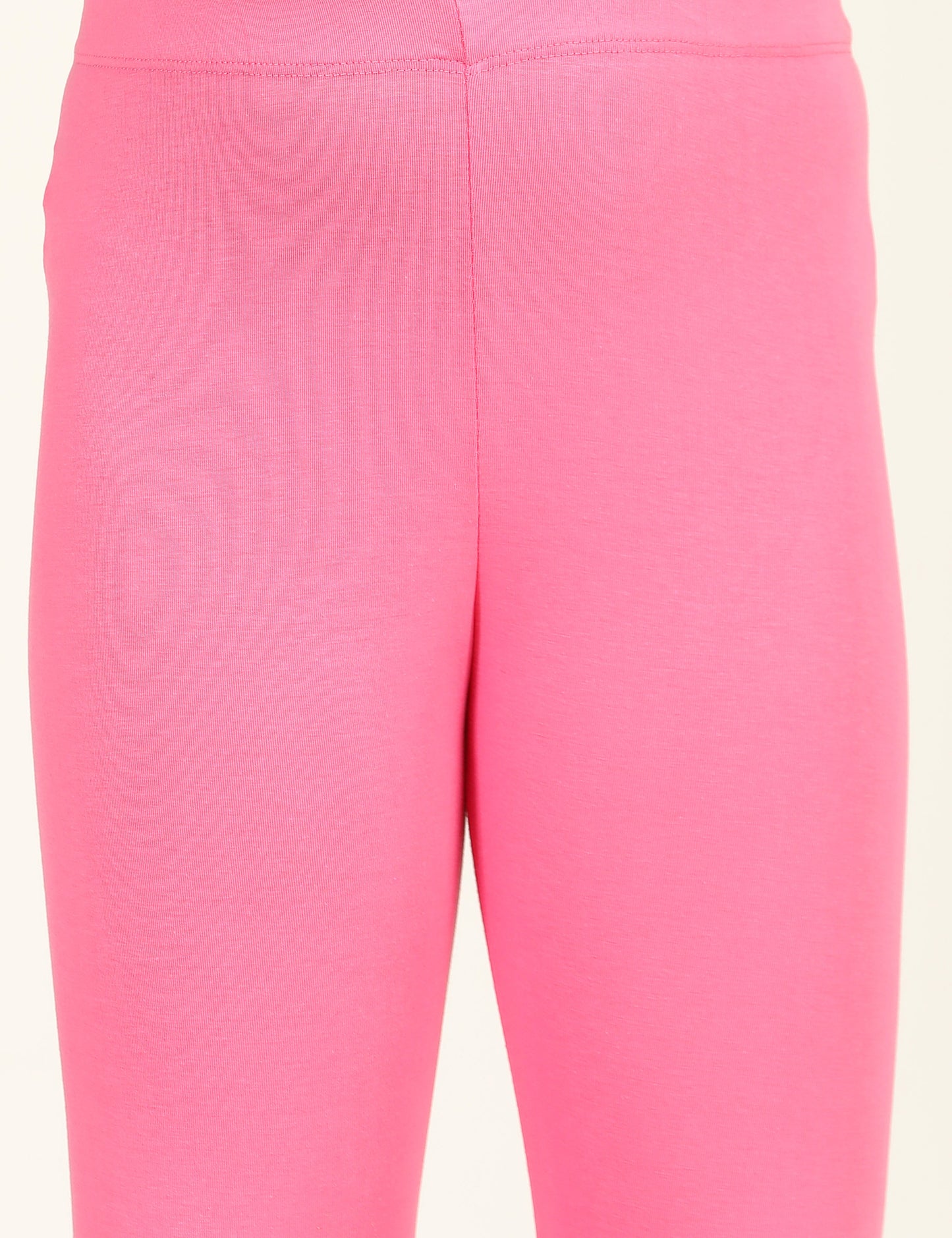 Zion girls 4 way Stretachable Cotton Lycra Ankle Length Leggings - Pink