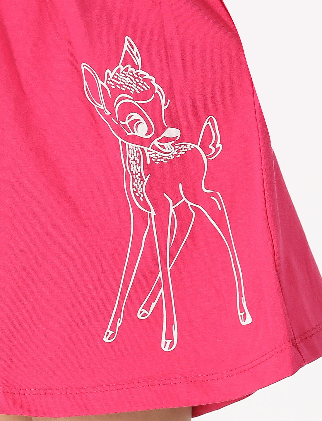 Zion Girls Patterned Jersey Dress-Pink