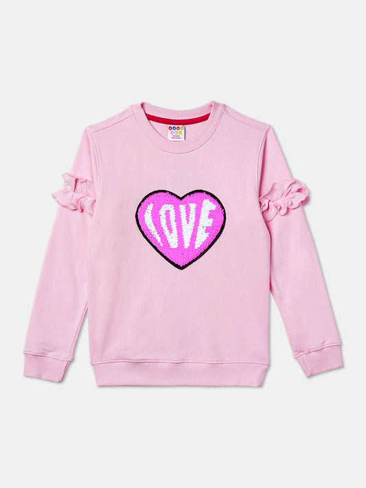 Zion Girls Reversible Sequins Sweatshirt