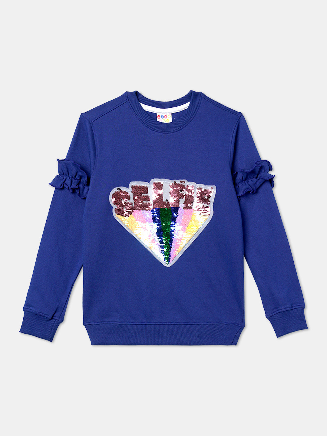 Zion Girls Reversible Selfie Sequins Sweatshirt