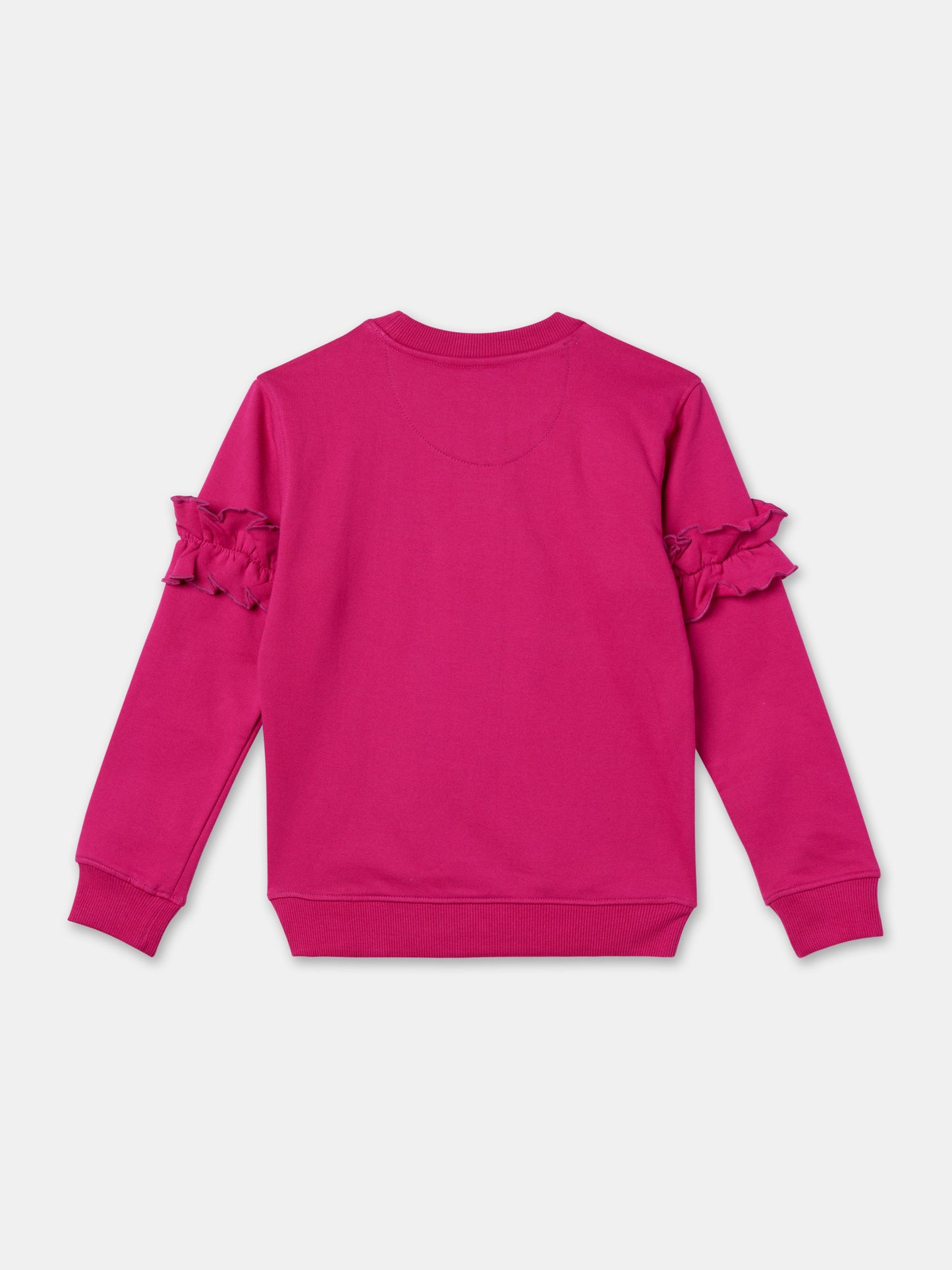 Zion Girls Flamingo Sequinned  Sweatshirt